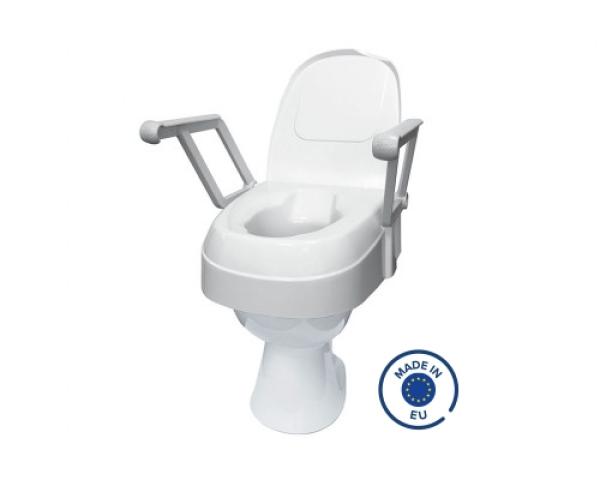 Drive Medical Toilettensitzerhöhung TSE120 PLUS mit Armlehnen und Deckel